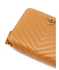 PINKO TAYLOR Quilted Portafoglio Zip Around torrone-antique gold - Portafogli Donna - 4