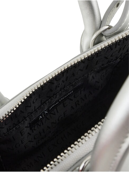 MEGAN Bauletto a mano, con tracolla silver - Borse Donna