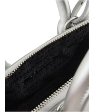 ARMANI EXCHANGE MEGAN Bauletto a mano, con tracolla silver - Borse Donna - 4