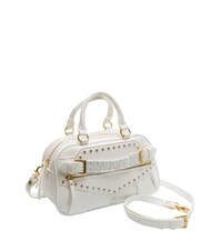 BRACCIALINI GISELLE Borsa bauletto logo metallico bianco - Borse Donna - 2