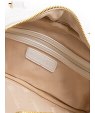BRACCIALINI GISELLE Borsa bauletto logo metallico bianco - Borse Donna - 5