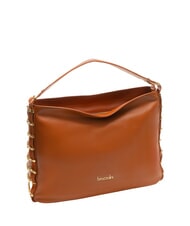 BRACCIALINI NORA Borsa hobo in pelle marrone - Borse Donna - 2