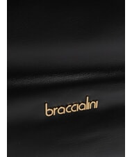 BRACCIALINI NORA Borsa hobo in pelle nero - Borse Donna - 3