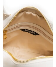 BRACCIALINI NORA Borsa a bauletto pelle con fibbie bianco - Borse Donna - 6