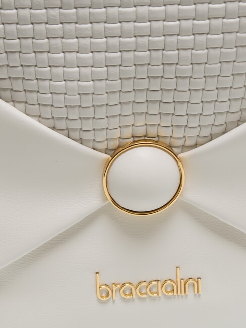 NAOMI Zaino tondo in pelle bianco - Borse Donna