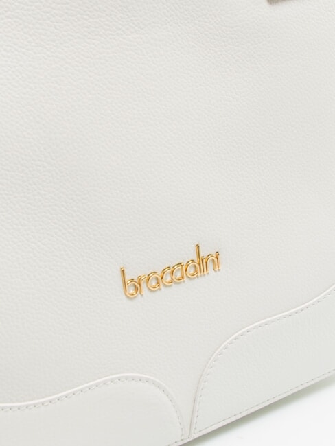 HELLEN Borsa shopping in pelle bianco - Borse Donna