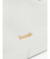 BRACCIALINI HELLEN Borsa shopping in pelle bianco - Borse Donna - 3