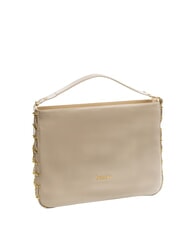 BRACCIALINI NORA Borsa hobo in pelle beige - Borse Donna - 2