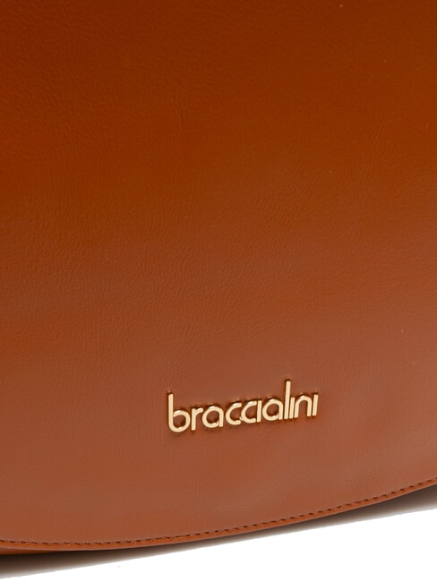 NORA Borsa a spalla in pelle marrone - Borse Donna