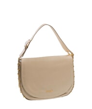 BRACCIALINI NORA Borsa a spalla in pelle beige - Borse Donna - 2