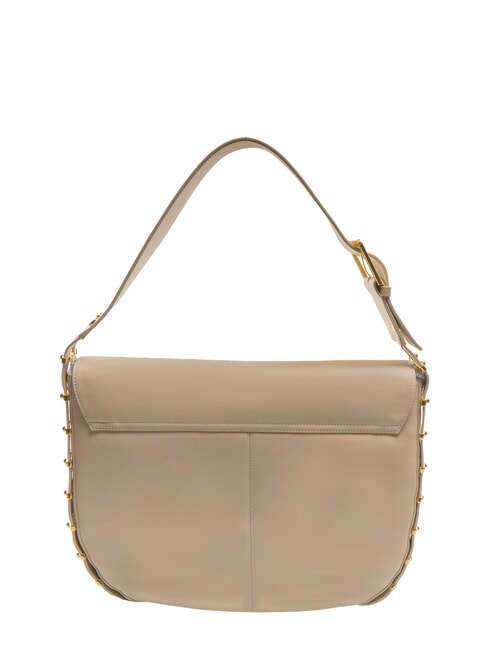 NORA Borsa a spalla in pelle beige - Borse Donna