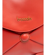 BRACCIALINI NAOMI Borsa a cartelletta in pelle rosso - Borse Donna - 3