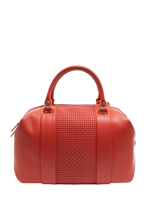 NAOMI Borsa bauletto intreccio pelle rosso - Borse Donna
