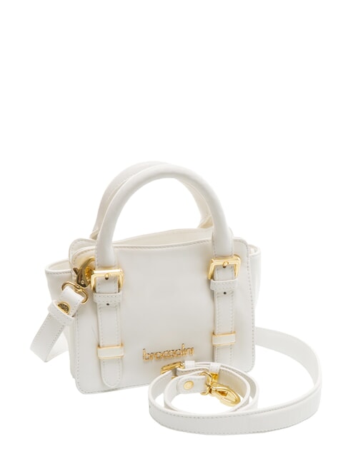 GRETA Borsa piccola in pelle a mano bianco - Borse Donna