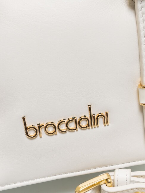 GRETA Borsa piccola in pelle a mano bianco - Borse Donna