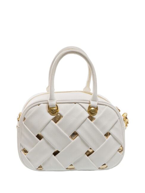 ICONS Borsa bauletto intrecciata bianco - Borse Donna