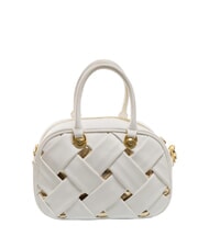 BRACCIALINI ICONS Borsa bauletto intrecciata bianco - Borse Donna - 4