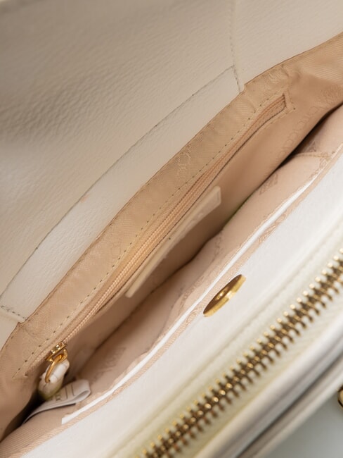 GISELLE Borsa a tracolla con logo e borchie bianco - Borse Donna