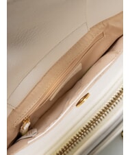 BRACCIALINI GISELLE Borsa a tracolla con logo e borchie bianco - Borse Donna - 6