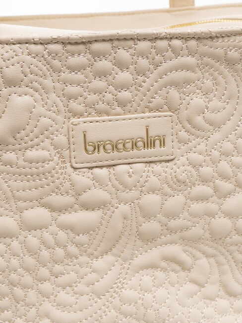 GINGER Borsa shopping a spalla cipria - Borse Donna