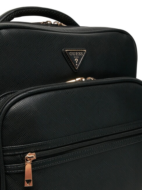 NOROM Zaino grande stampa saffiano NERO - Borse Donna