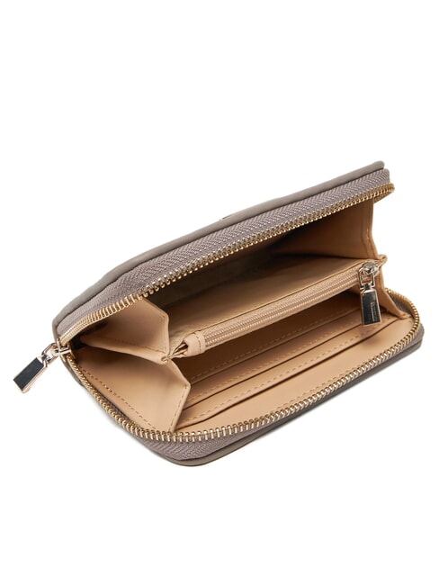 PHAEDRA Portafoglio piccolo zip around dark taupe - Portafogli Donna