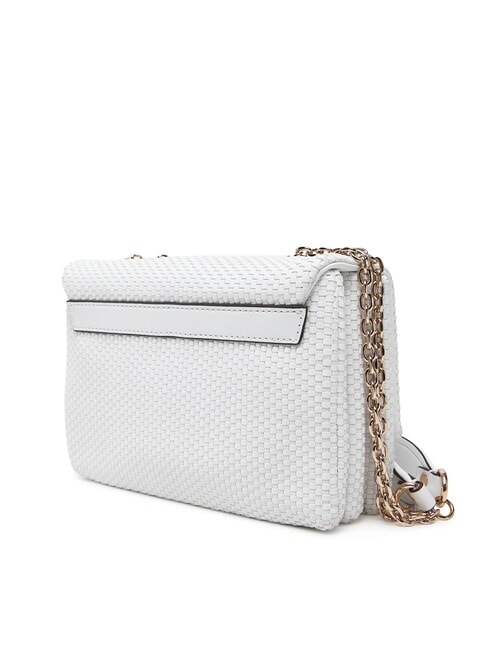PHAEDRA Borsa intrecciata a tracolla white - Borse Donna