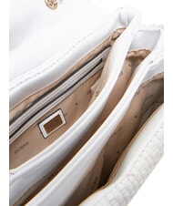 GUESS PHAEDRA Borsa intrecciata a tracolla white - Borse Donna - 4