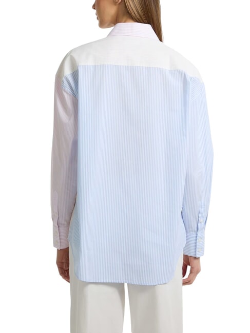 LS OVERSIVE POCKETS Camicia ampia a righe striped multi color - Camicie Donna