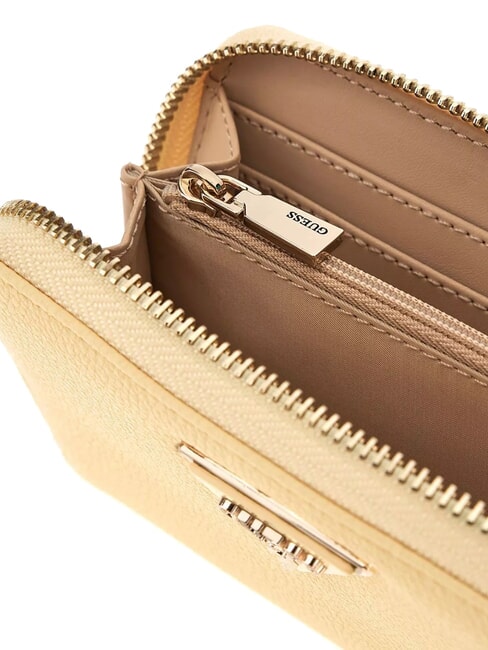 LAUREL Portafoglio medio zip around cornsilk - Portafogli Donna