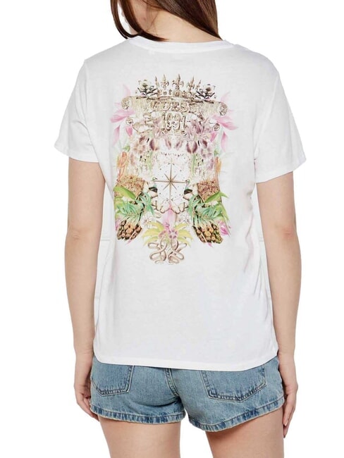 SS NATURESCAPE  T-Shirt in cotone purwhite - T-shirt e Top Donna