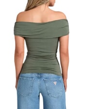 GUESS CHARLOTTE  Maglietta green plant - T-shirt e Top Donna - 2