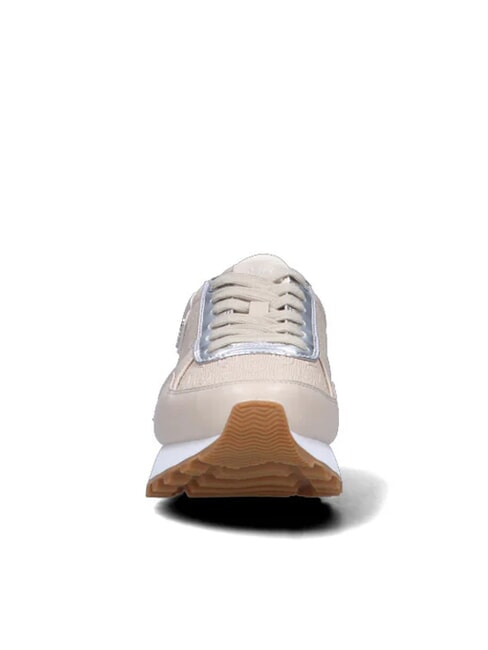 EVELYN 915 Sneakers con inserti logati beige/silver - Scarpe Donna
