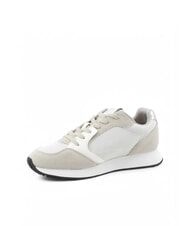 LIUJO VIBE 03 Sneakers running in pelle e tessuto sand/white - Scarpe Donna - 3