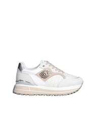 LIUJO MAXI WONDER 73 Sneakers con inserti floreali off white - Scarpe Donna - 2