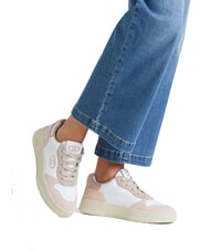 LIUJO ME 03 Snakers in pelle e suede nude/whi/pea - Scarpe Donna - 6