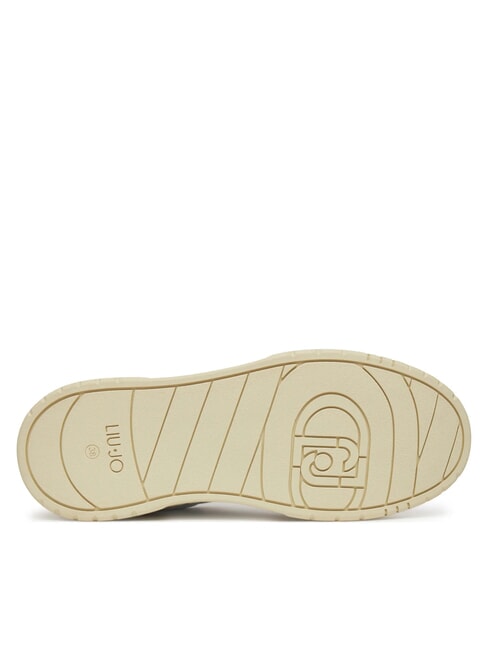 ME 03 Snakers in pelle e suede nude/whi/pea - Scarpe Donna