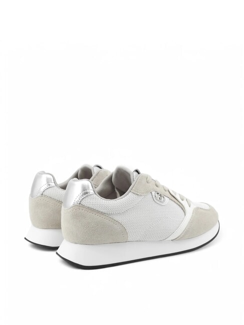 VIBE 03 Sneakers running in pelle e tessuto sand/white - Scarpe Donna