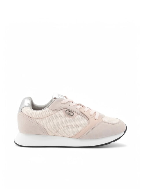 VIBE 03 Sneakers running in pelle e tessuto nude - Scarpe Donna