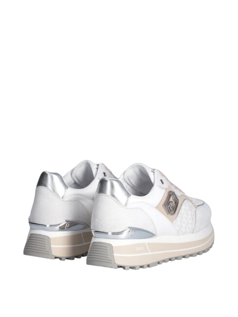 MAXI WONDER 73 Sneakers con inserti floreali off white - Scarpe Donna