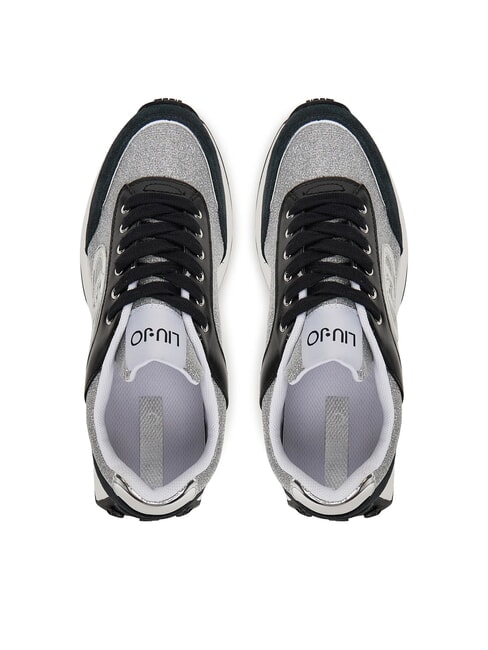 LOLO 17 Sneakers glitterate lurex off black - Scarpe Donna