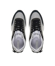 LIUJO LOLO 17 Sneakers glitterate lurex off black - Scarpe Donna - 4