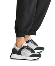 LIUJO LOLO 17 Sneakers glitterate lurex off black - Scarpe Donna - 7