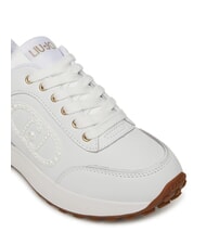 LIUJO LOLO 17 Sneakers in pelle logo perle white - Scarpe Donna - 3
