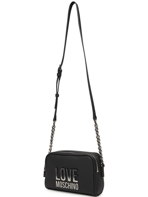 BIG LETTERING Mini Bag a tracolla Nero/nero - Borse Donna