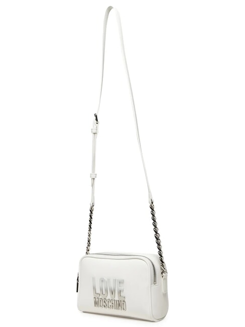 BIG LETTERING Mini Bag a tracolla bianco - Borse Donna