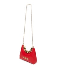 LOVE MOSCHINO CHAIN Mini Bag a mano, con tracolla ROSSO - Borse Donna - 3