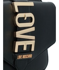 LOVE MOSCHINO VERTICAL LOGO Mini Bag a tracolla Nero - Borse Donna - 3