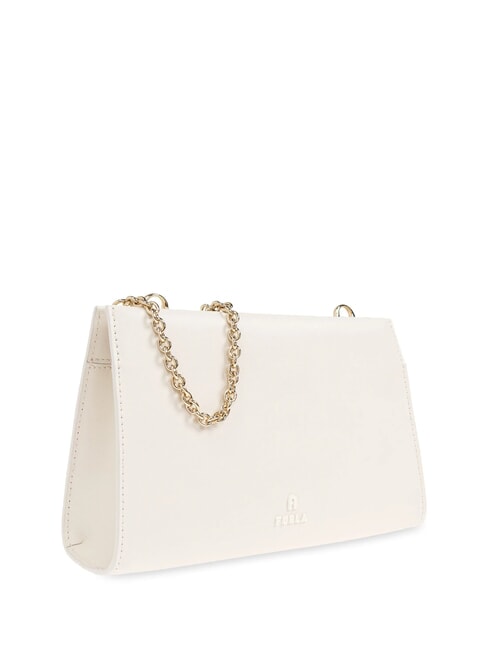 MYFURLA Pochette in pelle tracolla catena PANNA - Borse Donna