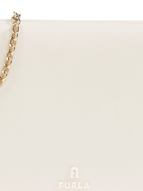 MYFURLA Pochette in pelle tracolla catena PANNA - Borse Donna